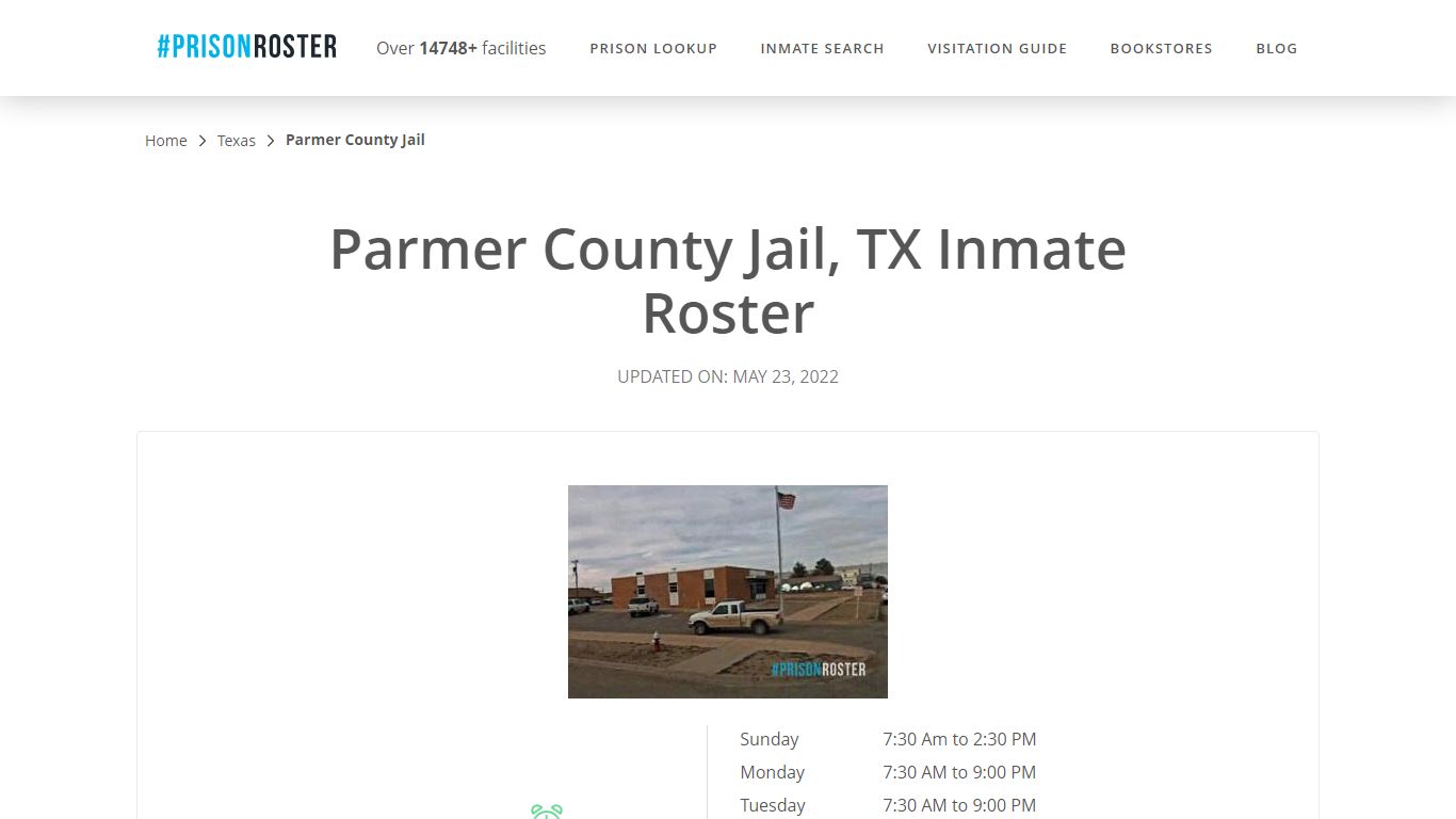 Parmer County Jail, TX Inmate Roster